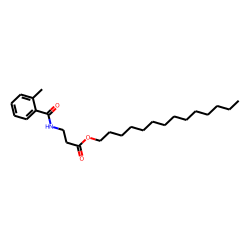 «beta»-Alanine, N-(2-methylbenzoyl)-, tetradecyl ester