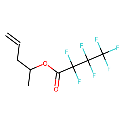 4-Penten-2-ol, heptafluorobutyrate