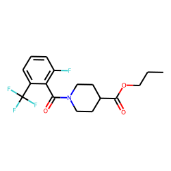 Isonipecotic acid, N-(2-fluoro-6-trifluoromethylbenzoyl)-, propyl ester