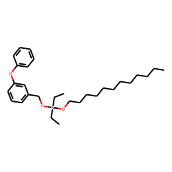 Silane, diethyldodecyloxy(3-phenoxybenzyloxy)-