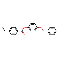 4-Ethylbenzoic acid, 4-benzyloxyphenyl ester