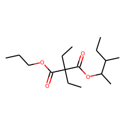 Diethylmalonic acid, 3-methylpent-2-yl propyl ester