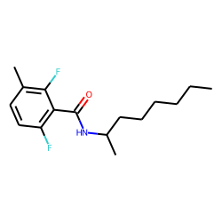 2,6-Difluoro-3-methylbenzamide, N-(2-octyl)-