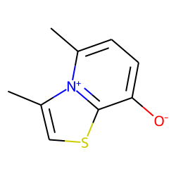 Thiazolo[3,2-a]pyridinium, 8-hydroxy-3,5-dimethyl-, hydroxide, inner salt
