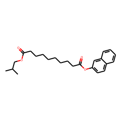 Sebacic acid, isobutyl 2-naphthyl ester