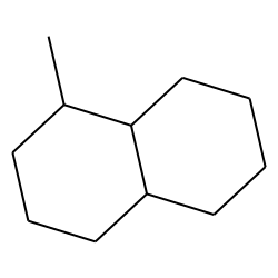 1-Methyldecalin, trans