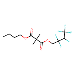 Dimethylmalonic acid, butyl 2,2,3,4,4,4-hexafluorobutyl ester
