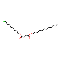 Succinic acid, 8-chloroctyl dodecyl ester