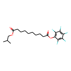 Sebacic acid, isobutyl pentafluorophenyl ester