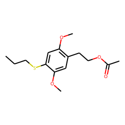 Benzeneethanol, 2,5-dimethoxy-4-propylthio, acetate