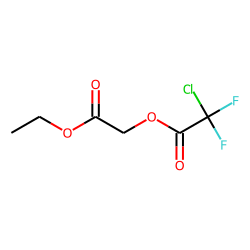Ethyl glycolate, chlorodifluoroacetate