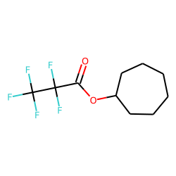 Cycloheptanol, pentafluoropropionate