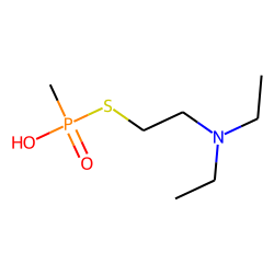 Methylthiophosphonic acid, S-(2-diethylaminoethyl) ester