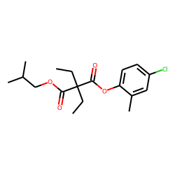 Diethylmalonic acid, 4-chloro-2-methylphenyl isobutyl ester
