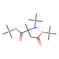 2-Methyl aspartic acid, TMS # 2