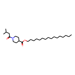 Isonipecotic acid, N-(3-methylbutyryl)-, hexadecyl ester