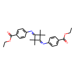 Benzoic acid, 4,4'-(tetramethyl-1,3-cyclobutanediylidenedinitrilo)di-, diethyl ester
