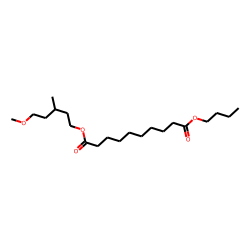 Sebacic acid, butyl 5-methoxy-3-methylpentyl ester