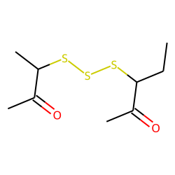 3-[(1-methyl-2-oxopropyl)-trithio]-2-pentanone