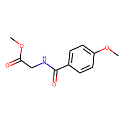 Glycine, N-(p-anisoyl)-, methyl ester