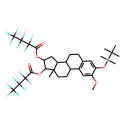 1,3,5(10)-Oestratriene-2-methoxy-3,16«alpha»,17«beta»-triol, 3-TBDMS-16,17-HFB