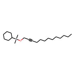 1-Cyclohexyldimethylsilyloxytridec-2-yne