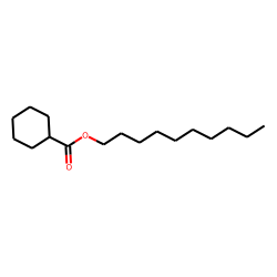 Cyclohexanecarboxylic acid, decyl ester