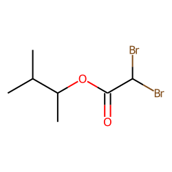 Acetic acid, dibromo, 1,2-dimethylpropyl ester