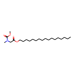 Glycine, N-methyl-N-methoxycarbonyl-, heptadecyl ester