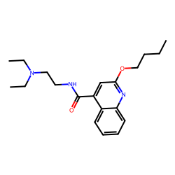 2-BUTOXYQUINOLINE-4-CARBOXYLIC ACID, (2-DIETHYLAMINOETHYL)AMIDE