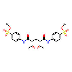 Alpha,alpha'-diacetyl-4,4'-disulfo-glutaranilide disodium salt