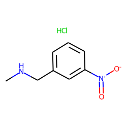 Benzylamine, n-methyl-m-nitro-, hydrochloride
