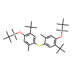 1, 1'-Thiobis(2-methyl-4-tert-butyldimethylsilyloxy-5-tert-butylbenzene)