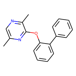 2-(O-phenylphenoxy)-3,6-dimethyl pyrazine