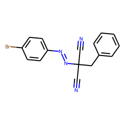 Malononitrile, benzyl 4-bromophenyldiazenyl-