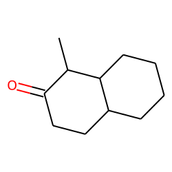 2(1H)-Naphthalenone, octahydro-1-methyl-, (1«alpha»,4a«beta»,8a«alpha»)-