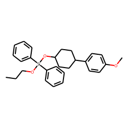 Silane, diphenyl(4-(4-methoxyphenyl)cyclohexyloxy)propoxy-