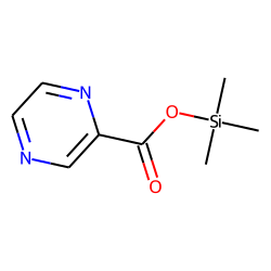Pyrazine-2-carboxylic acid, trimethylsilyl ester