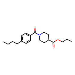 Isonipecotic acid, N-(4-butylbenzoyl)-, propyl ester