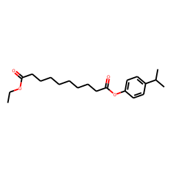 Sebacic acid, ethyl 4-isopropylphenyl ester