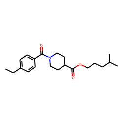 Isonipecotic acid, N-(4-ethylbenzoyl)-, isohexyl ester