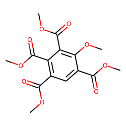 Benzene-1,2,3,5-tetracarboxylic acid, 4-methoxy, tetramethyl ester