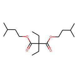 Diethylmalonic acid, di(3-methylbutyl) ester