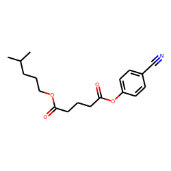 Glutaric acid, 4-cyanophenyl isohexyl ester