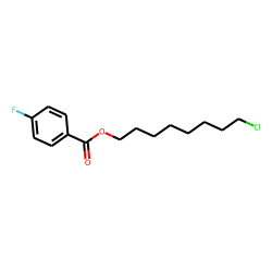 4-Fluorobenzoic acid, 8-chlorooctyl ester