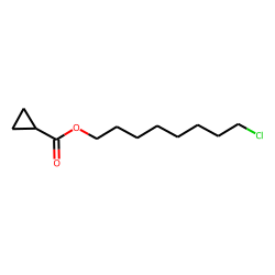 Cyclopropanecarboxylic acid, 8-chlorooctyl ester
