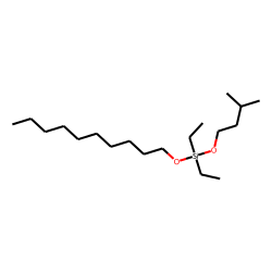 Silane, diethyldecyloxy(3-methylbutoxy)-