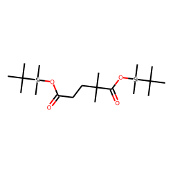 2,2-Dimethylglutaric acid, TBDMS