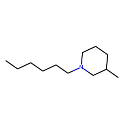 Piperidine, 1-hexyl-3-methyl