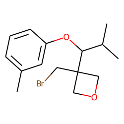 Oxetane, 3-bromomethyl-3-[2-methyl-1-(3-methylphenyloxy)propyl]